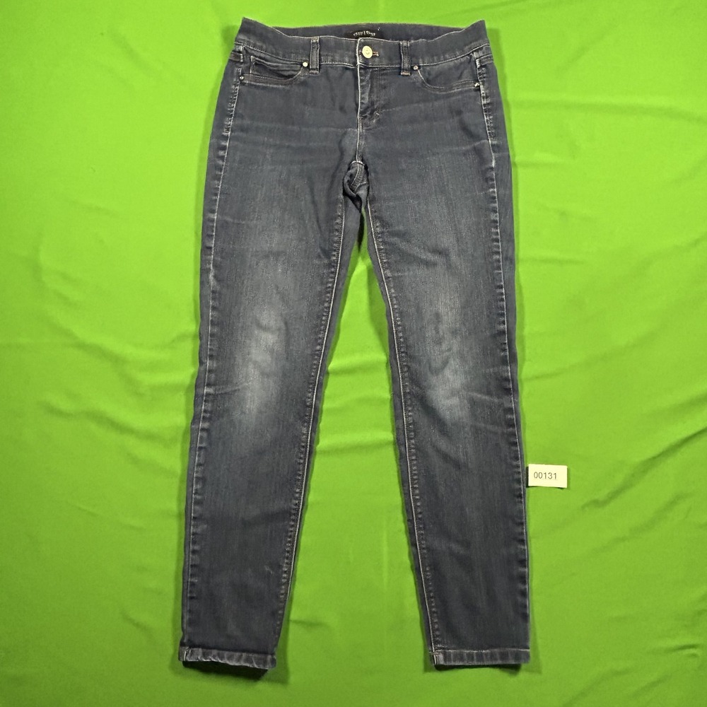 White House Black Market Slim Fit Jeans Blue Indigo Wash Women Size 6
